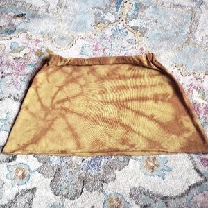Mini Hand Dyed Hemp Skirt